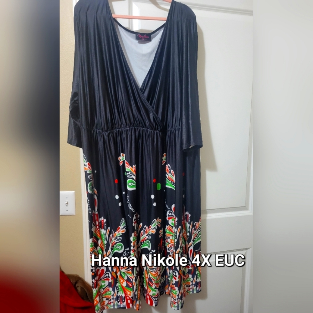 Hanna Nikole Plus size paisley Dress size 4X